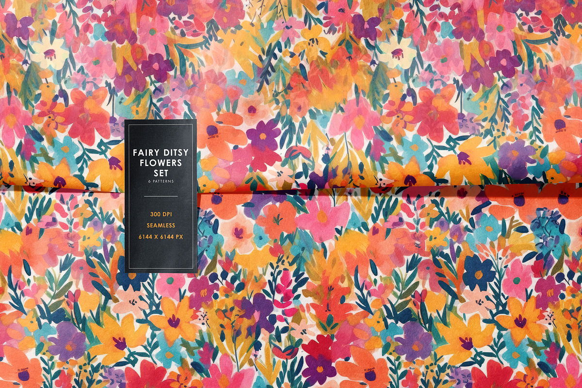Fairy Ditsy Floral Patterns, a Pattern Graphic by Ninterints (Photo 13 of 19)