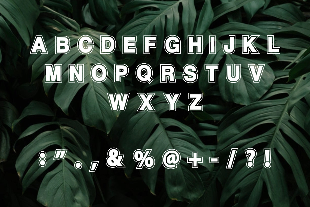 Old School, a Slab Serif Font by Fourteen Letter (Photo 4 of 7)