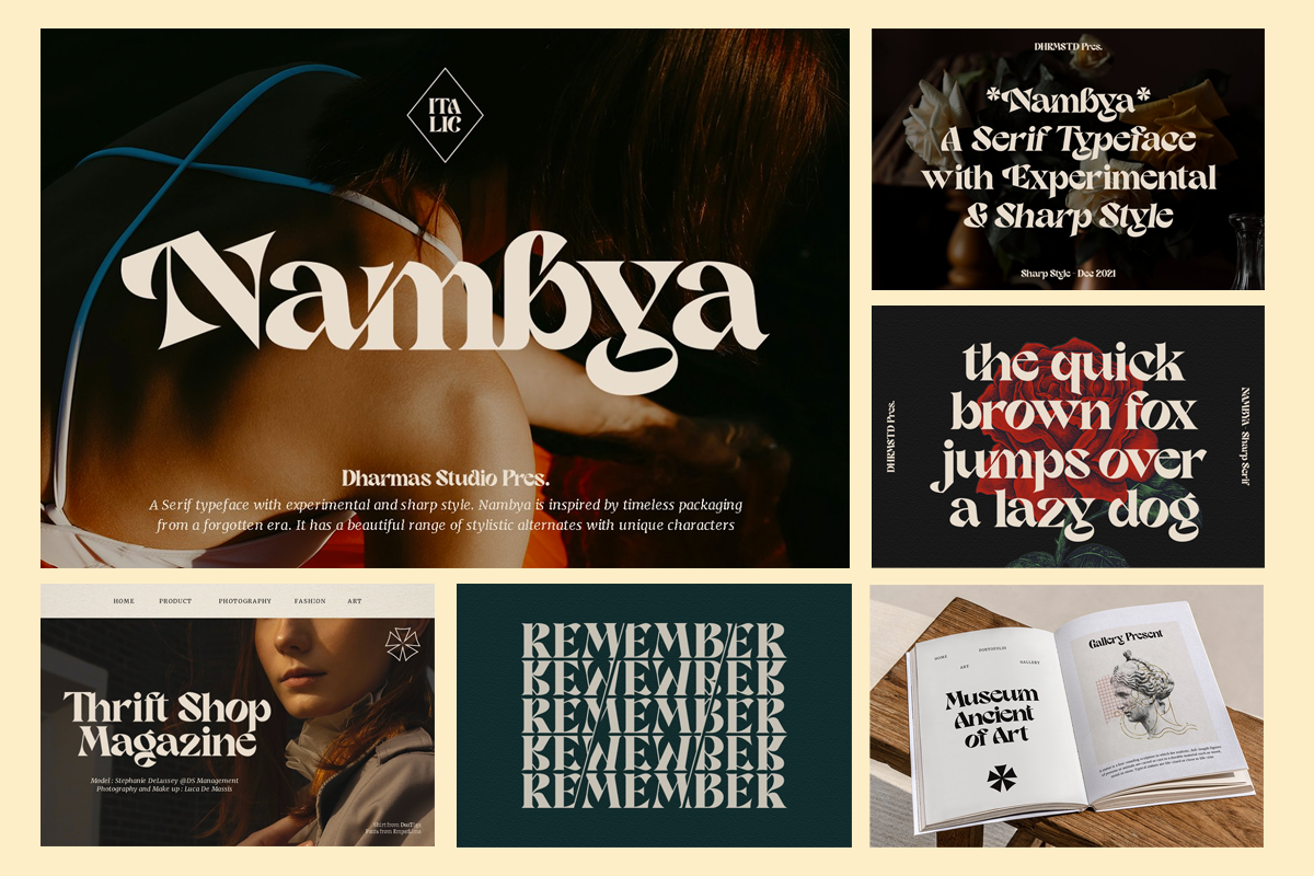 Retro Bundle Collection V2 - 99% OFF, a Serif Font by Dharmas Foundry (Photo 12 of 21)