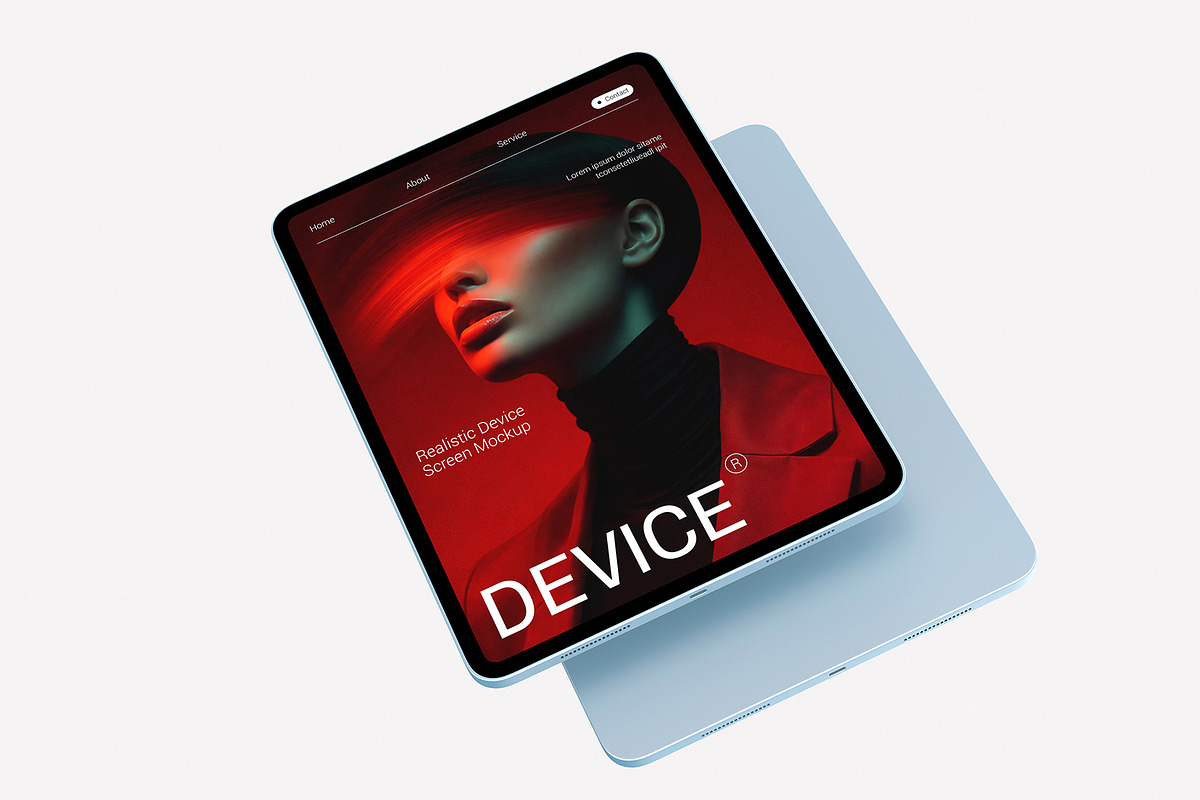 Tablet Device Mockup Collection, an iPad Mockup by graphypix (Photo 10 of 14)