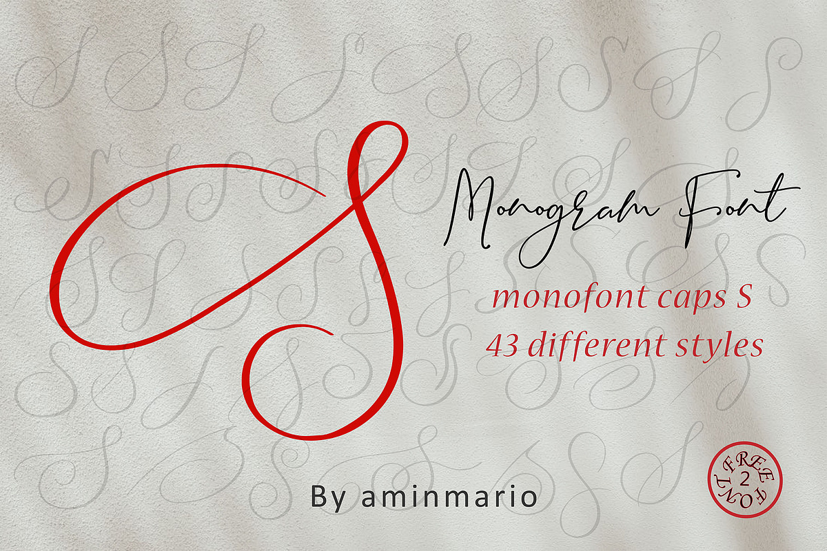 MONOGRAM S | Monofont caps S