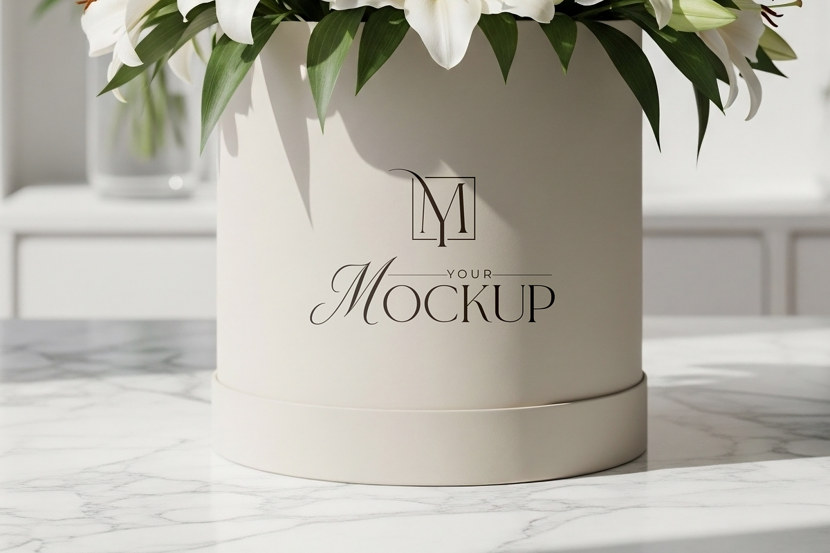 Minimal Flower Pot Mockup, a Cups & Container Mockup by aana_flavs (Photo 3 of 3)
