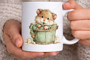 Whimsical Hamster Bucket Summer PNG, an Illustration by Canvas Craft (Thumbnail 7 of 7)