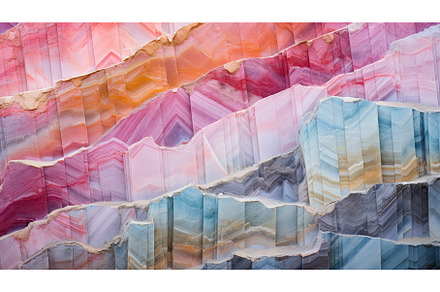 walls of sylvinite salt quarry, an Industrial Photo by Neirfy