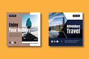 Travel Social Media Post Template, a Social Media Template by MightyDesign (Thumbnail 5 of 8)
