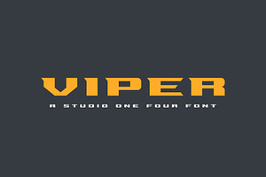 Viper, a Serif Font by Studio One Four