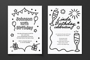 Birthday Celebration Flyer Template, a Flyer Template by MightyDesign (Thumbnail 1 of 8)