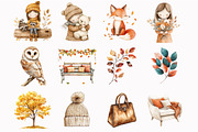 Boho Autumn Clipart, an Illustration by Design Market (Thumbnail 5 of 5)