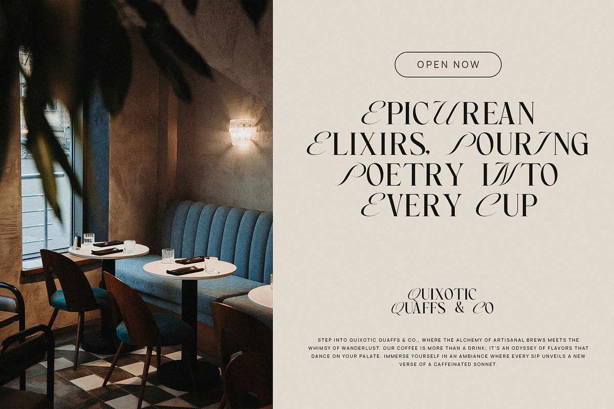 Newton Scient Calligraphy Serif Font, a Serif Font by Graphicxell (Photo 7 of 10)
