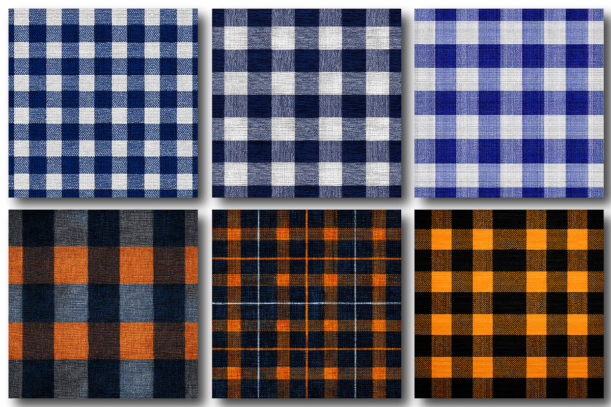 Halloween Check Patterns, a Texture Illustration by DreamPrint404 (Photo 2 of 4)