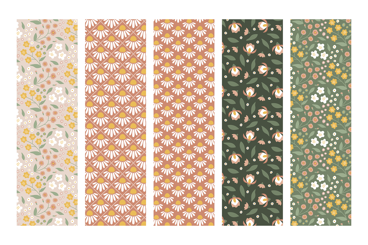 25 Cute pastel floral patterns, a Pattern Graphic by RevolutionizZed (Photo 16 of 18)