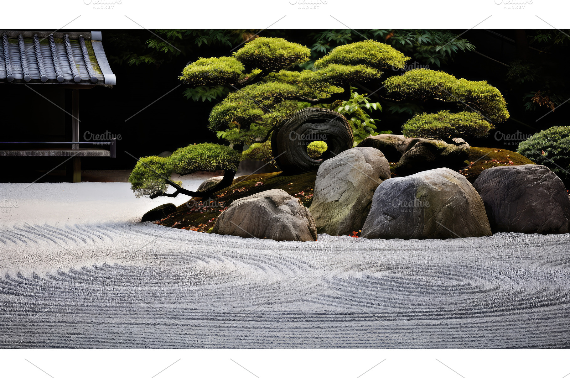 meditation japan zen background ai, a Background Photo by pikepicture