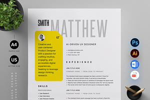 Resume/CV, a Resume Template by Reuix Studio