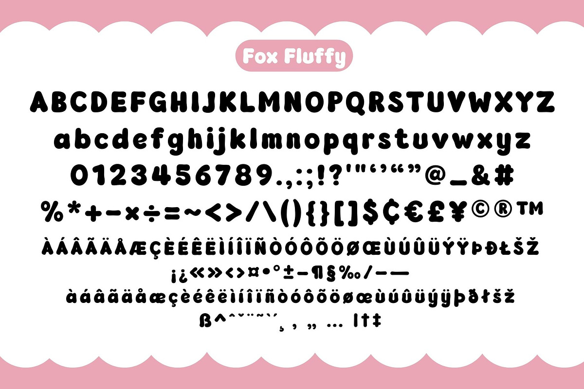 Fox Fluffy 5 Fonts Style, a Handwritten Font by Fox7 By Rattana (Photo 6 of 11)