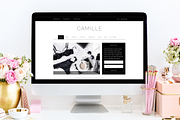 Feminine WordPress Theme | Camille, a WordPress Template by Hello Chic Designs (Thumbnail 4 of 4)