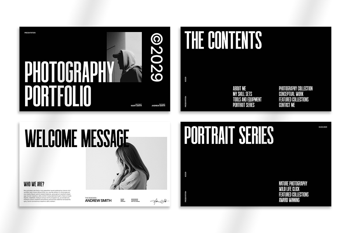 Photographer Portfolio Presentation, a Presentation Template by Oriofix (Photo 6 of 11)