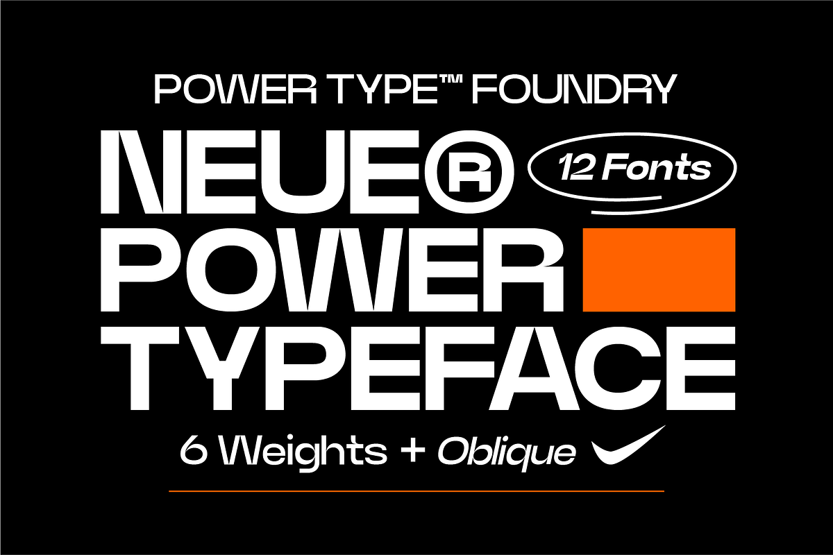 Neue Power Font Family, a Sans Serif Font by Power Type™ Foundry (Photo 10 of 10)
