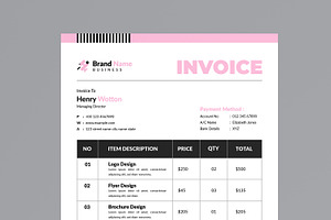 Business Invoice Design