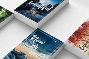 Watercolor postcards, a Poster Template by Pamyatka Shop (Thumbnail 5 of 5)