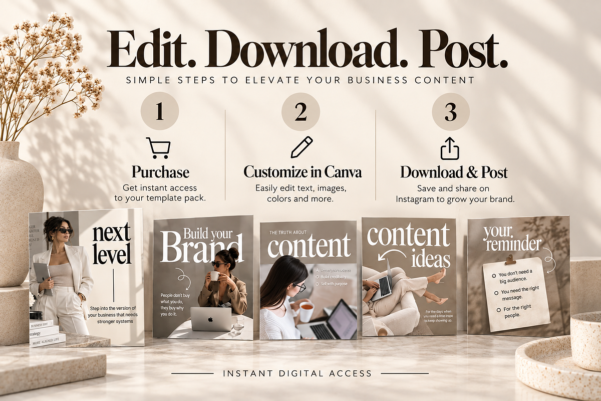 Business Coach Instagram Templates, a Social Media Template by Moeen (Photo 6 of 6)