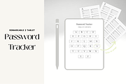 ReMarkable Password Tracker, a Templates & Theme by Moonturn Design (Thumbnail 1 of 3)