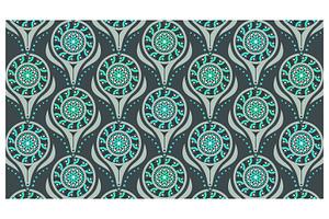 Elegant Floral Motif, a Pattern Graphic by Creative Backgrounds
