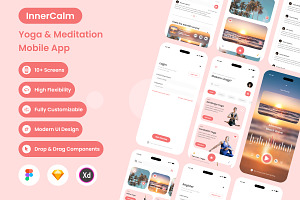 InnerCalm - Yoga & Meditation Mobile