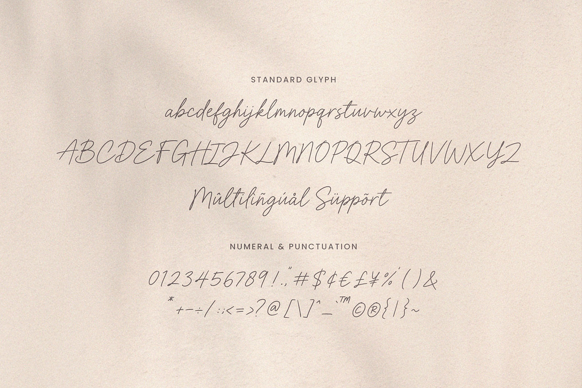 Rickmond Handwritten Font, a Script Font by Seagulls Creative (Photo 11 of 12)