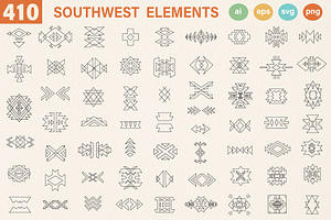 410 Southwestern Shapes Atelier SVG