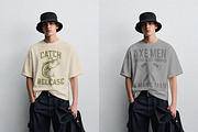T-Shirt Mockup PSD - Male Model, a Shirt Mockup by Rymden_Fl (Thumbnail 4 of 7)