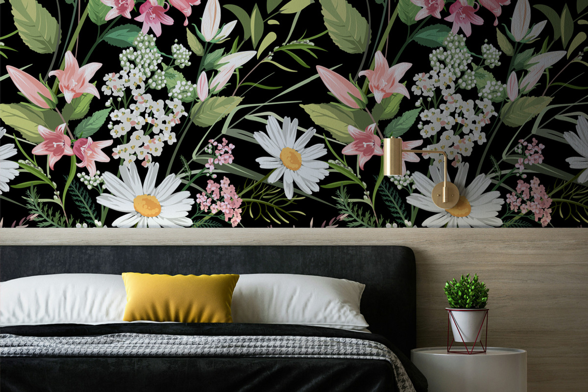 Floral Pattern, a Background Graphic by Yulia Ogneva (Photo 5 of 7)