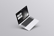 Laptop Mockup, a Wearable Device Mockup by Afif_studio (Thumbnail 5 of 5)