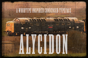 Alicydon Condensed Woodblock Font