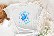 Respect the Locals Png, Sea Turtle, an Illustration by SharpMarketplace (Thumbnail 7 of 9)
