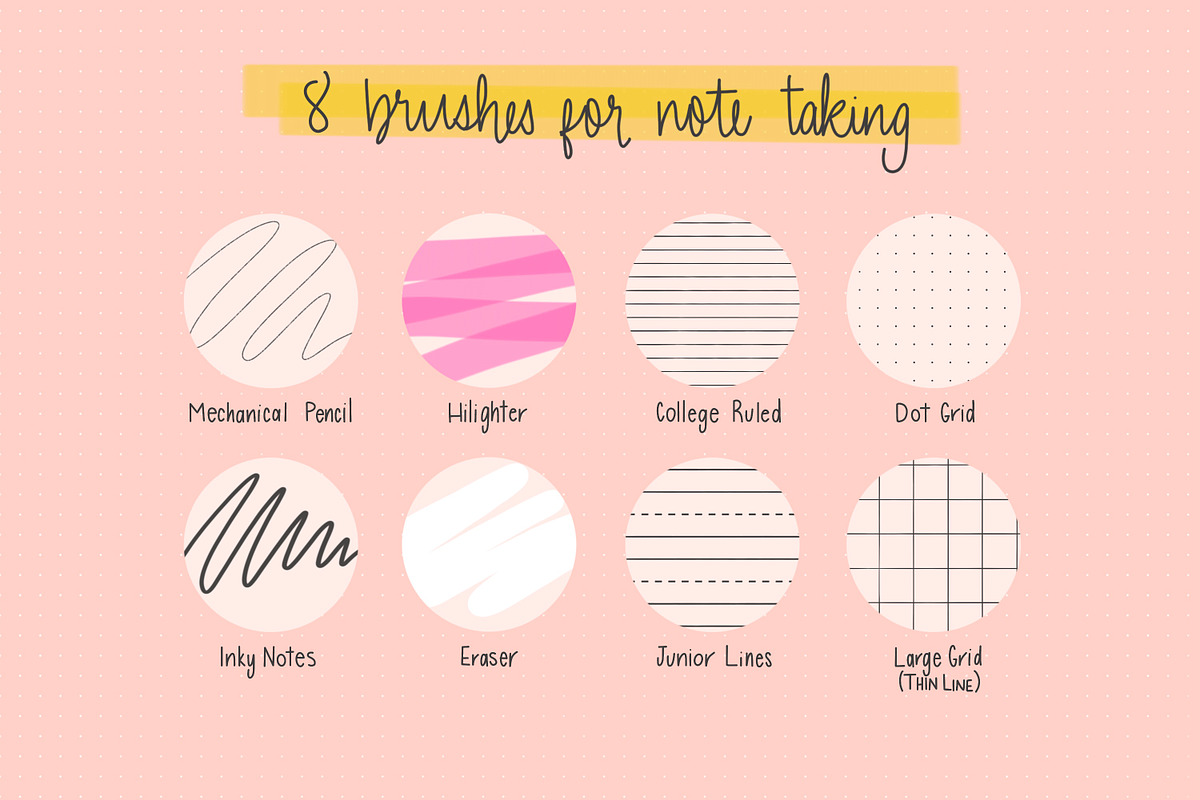 Quick Notes Mini Brush Set, a Brushes & More by Sometimes Crafter Studio (Photo 2 of 3)