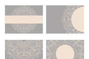Card set with mandala logo, a Business Card Template by ghost friend's shop (Thumbnail 2 of 2)