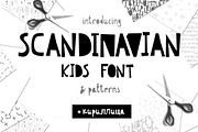 Scandinavian kids font Cyrillic, a Font by IraDvilyuk (Thumbnail 1 of 13)