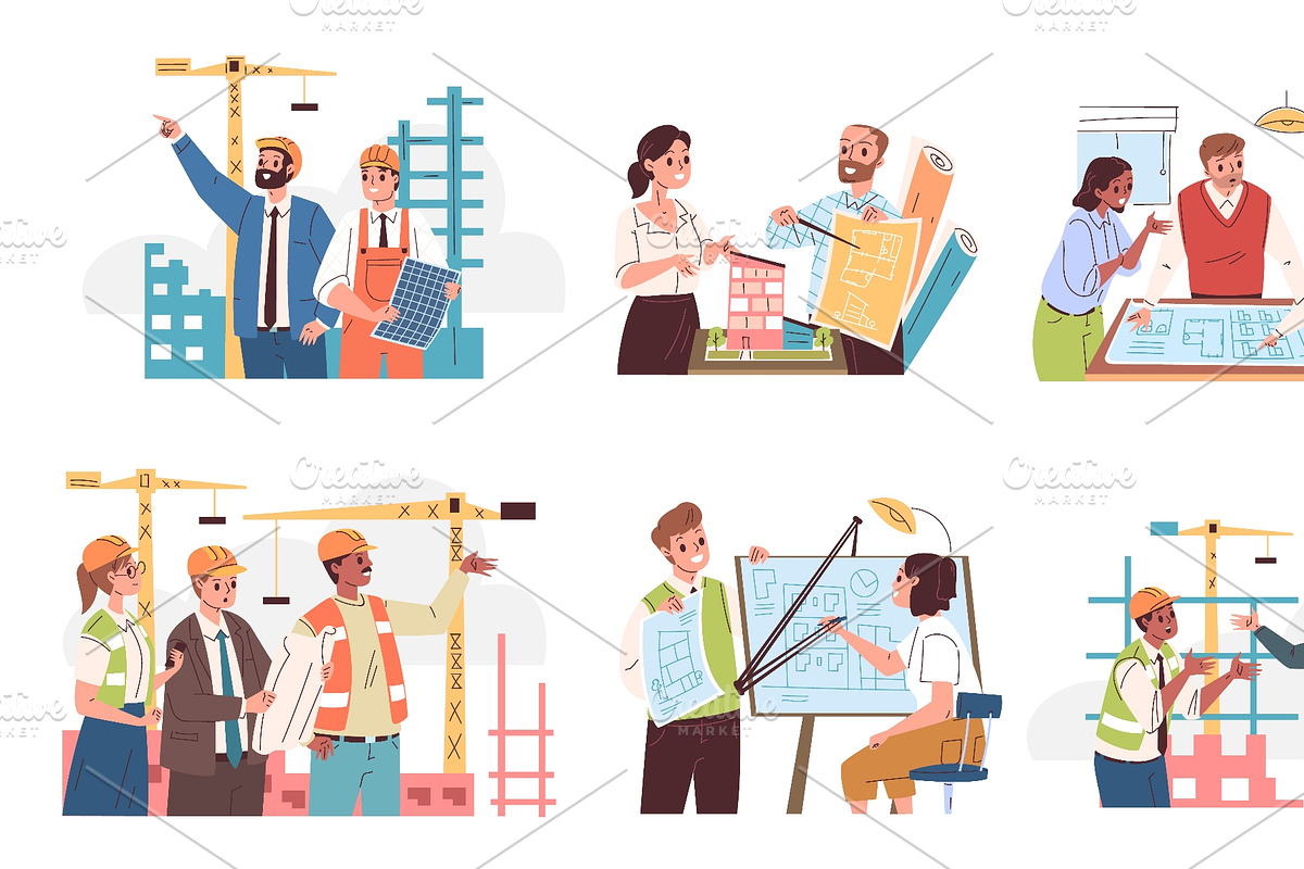 Architects project work. Architect, a Person Illustration by Stock-Smart-Start (Photo 3 of 3)