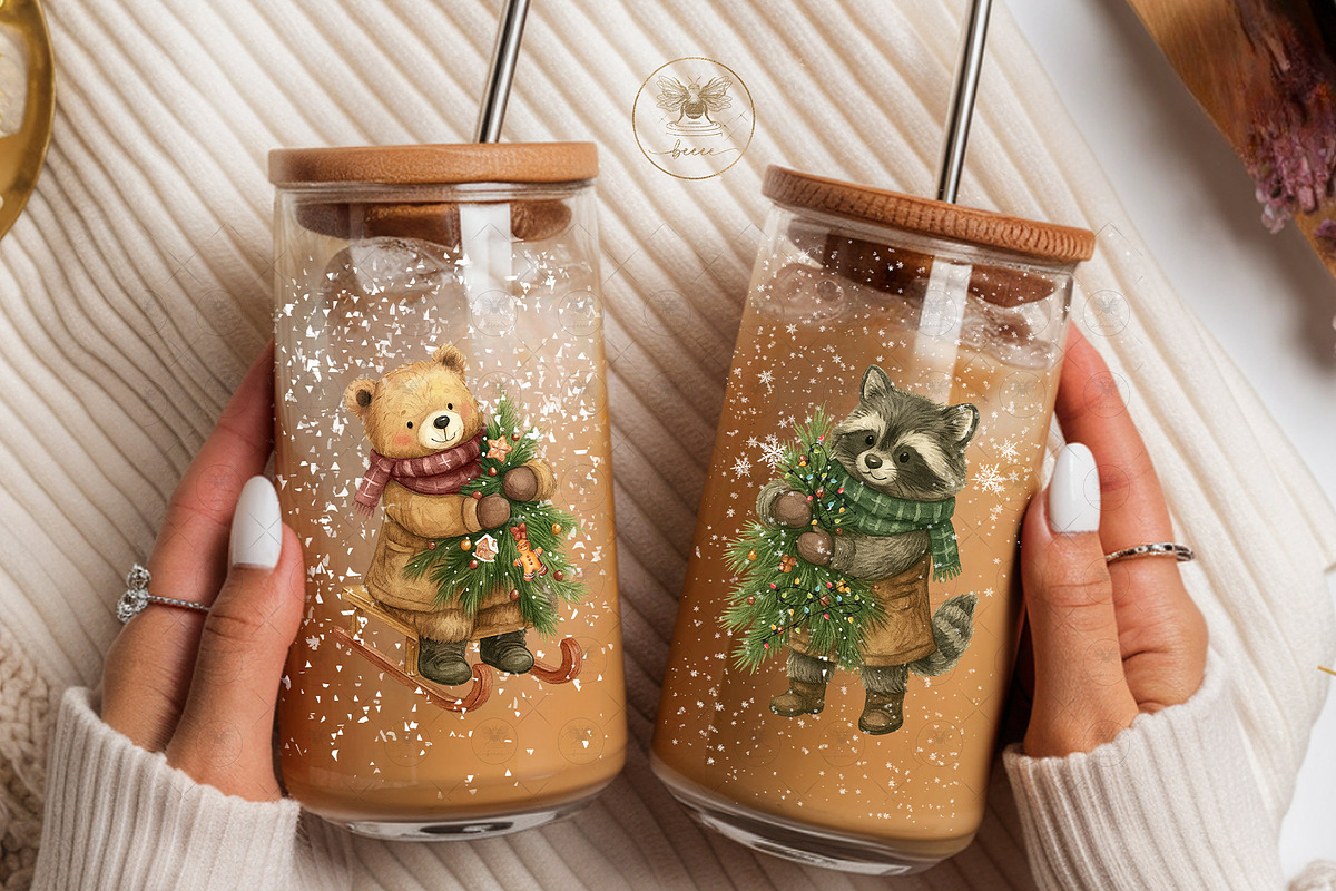 Winter Forest Animals Clipart, an Illustration by BigCakeBee (Photo 6 of 7)
