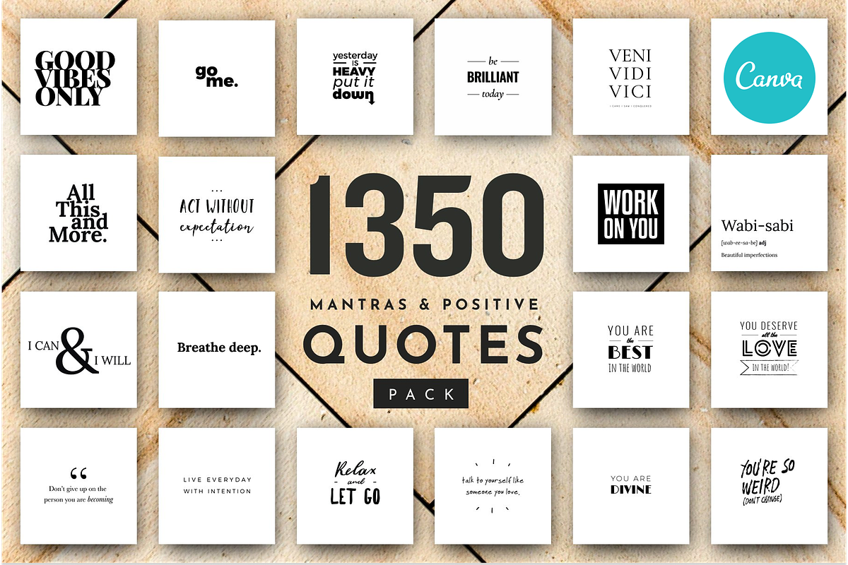1350+ Quotes: Ultimate Quote Pack, a Social Media Template by Delightful Design (Photo 1 of 13)