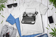 Vintage Typewriter SVG Cut Files., an Object Graphic by Doodle Cloud Studio (Thumbnail 8 of 8)