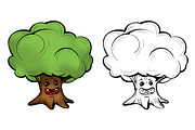 Funny Halloween Trees, an Illustration by NadyaKo (Thumbnail 3 of 7)