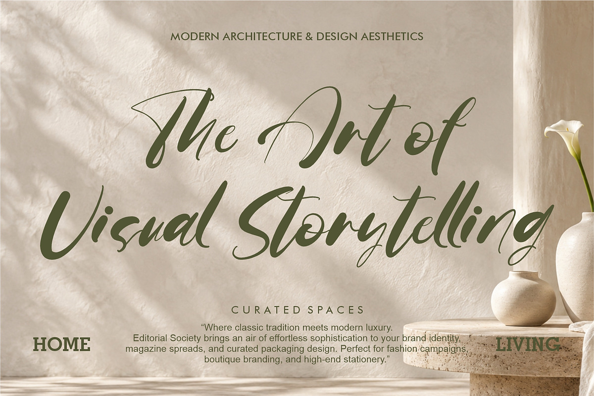 Fafrely Auntum - Classy Script Font, a Script Font by Tyedge Studio (Photo 3 of 7)