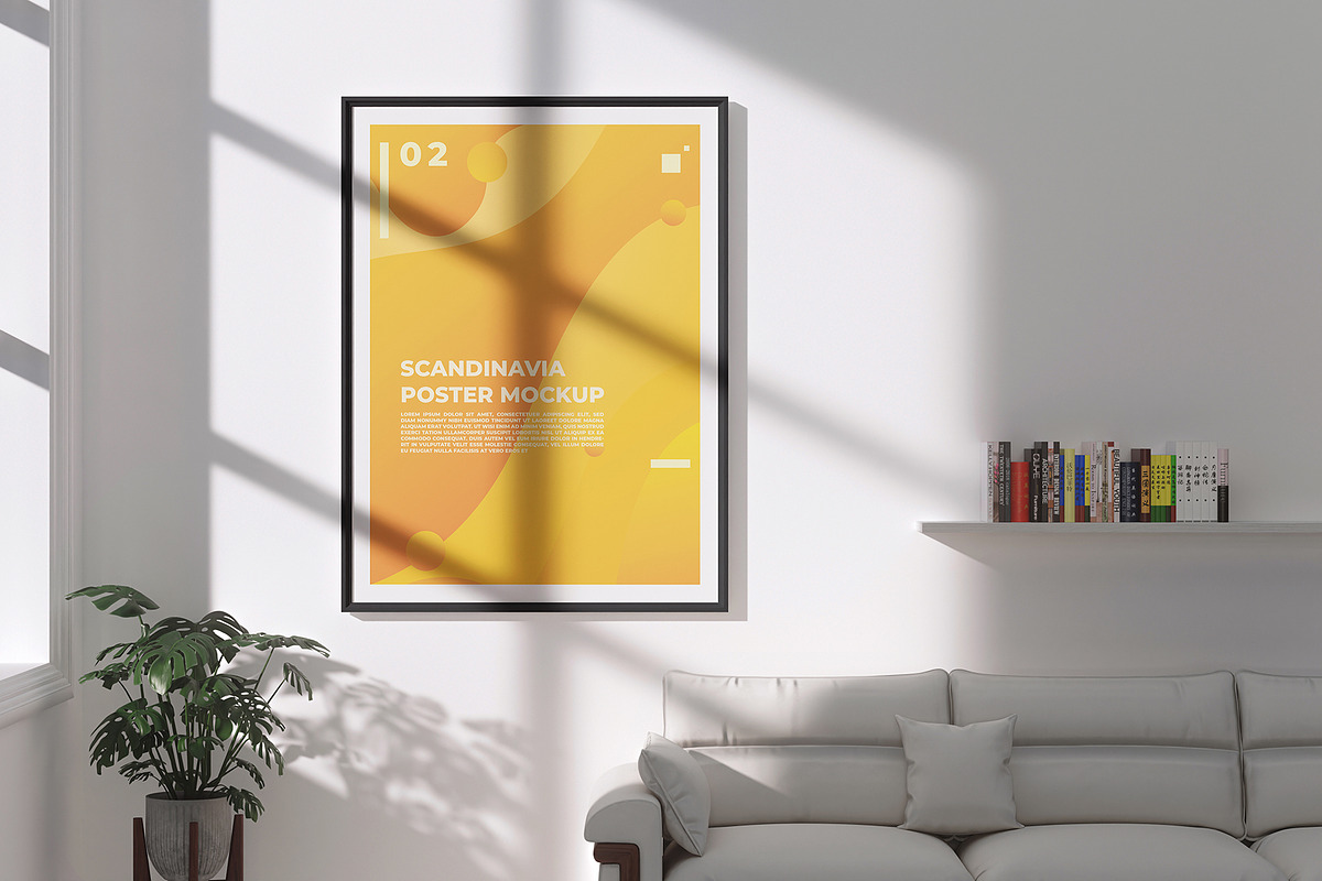 Wooden Frame Poster Mockup, an Advertising Mockup by Artnivora.Std (Photo 3 of 4)