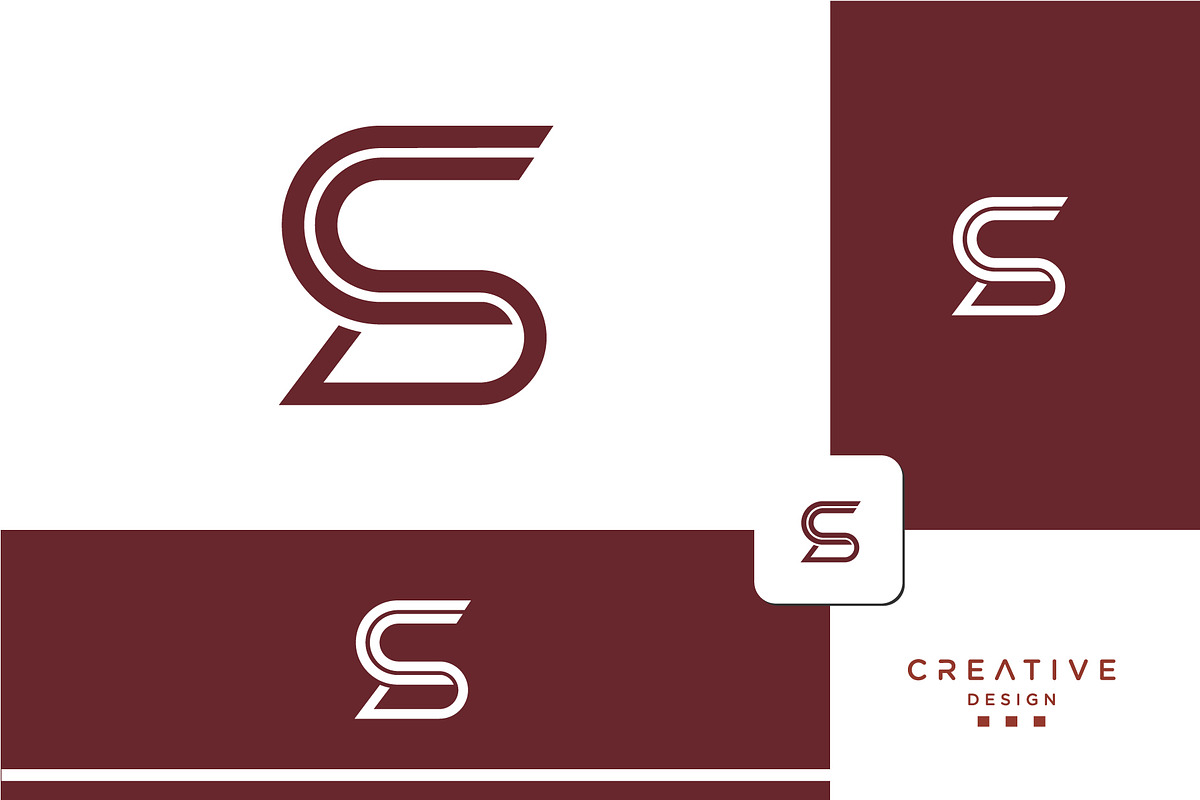 SC, CS, S, C, Abstract Letters Logo, a Design Template by art_creater (Photo 1 of 2)