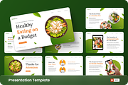 Healthy Food PowerPoint Template, a Presentation Template by GraphauseProject (Thumbnail 1 of 6)