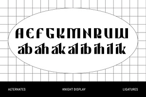 Knight Display Regular Oblique