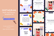 Instagram E-Commerce Templates, a Social Media Template by Marinastu (Thumbnail 1 of 4)