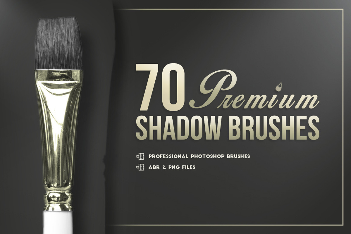 70 Premium Photoshop Shadows Brushes, a Brush Add-On by VectorMedia (Photo 1 of 10)
