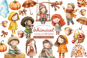 Whimsical Halloween Clipart